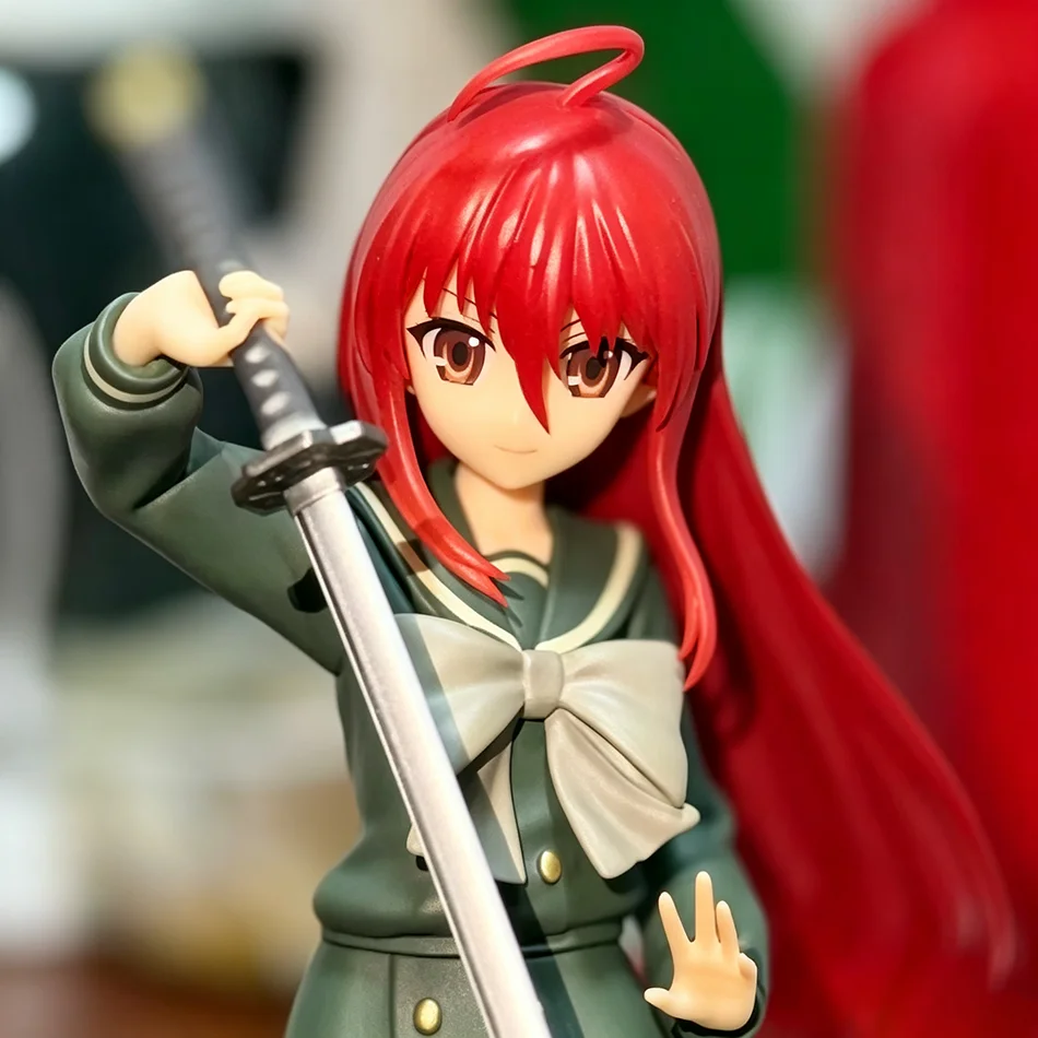 Merchandising de Anime: Figura de Shana de "Shakugan No Shana", Versión Nostálgica, Figura de Acción de PVC, Modelo Coleccionable, Juguete, Decoración de Escritorio, Regalo