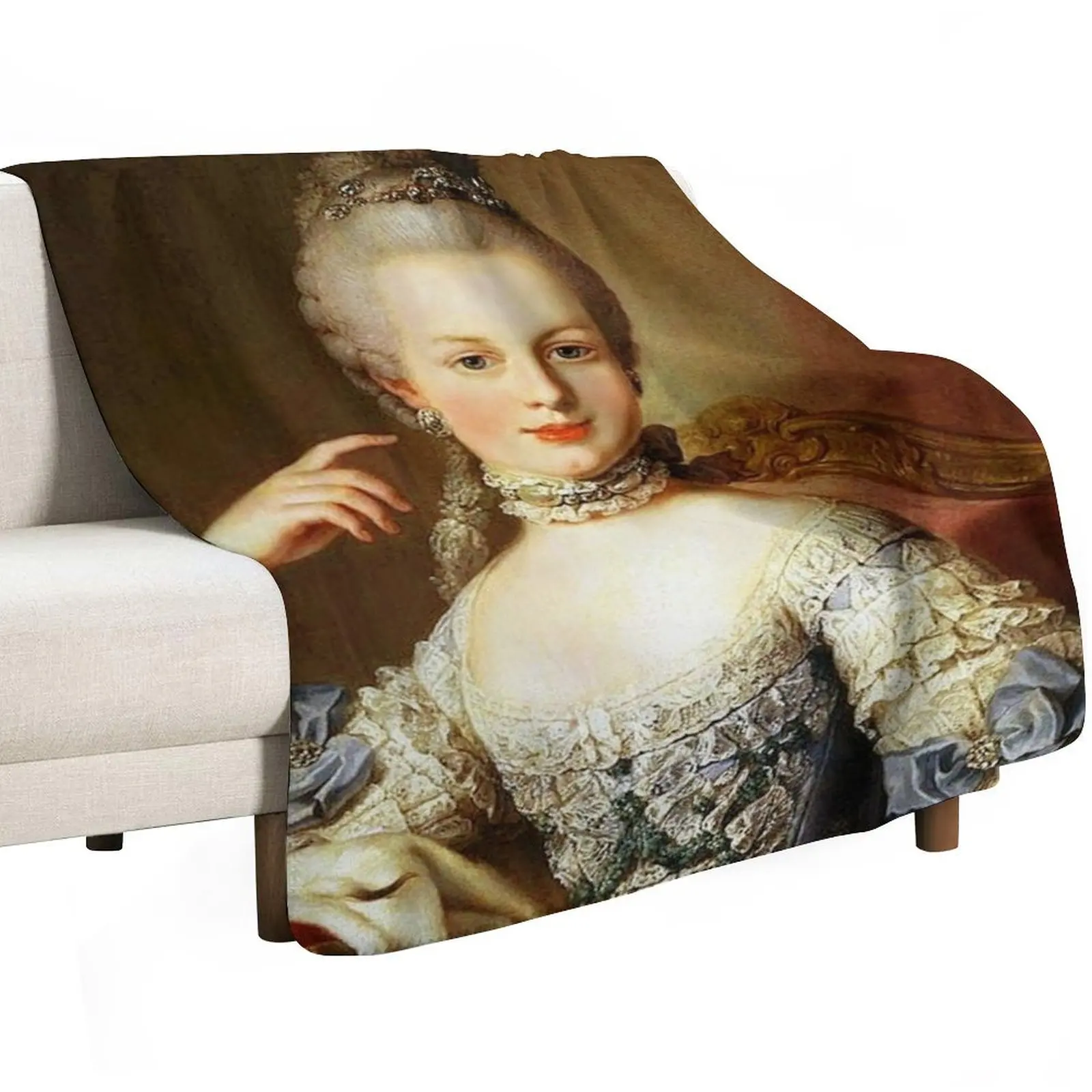 Marie Antoinette - 1767 Throw Blanket funny gift Luxury Brand Sofa Quilt Blankets Sofas Of Decoration Summer Camping Blankets