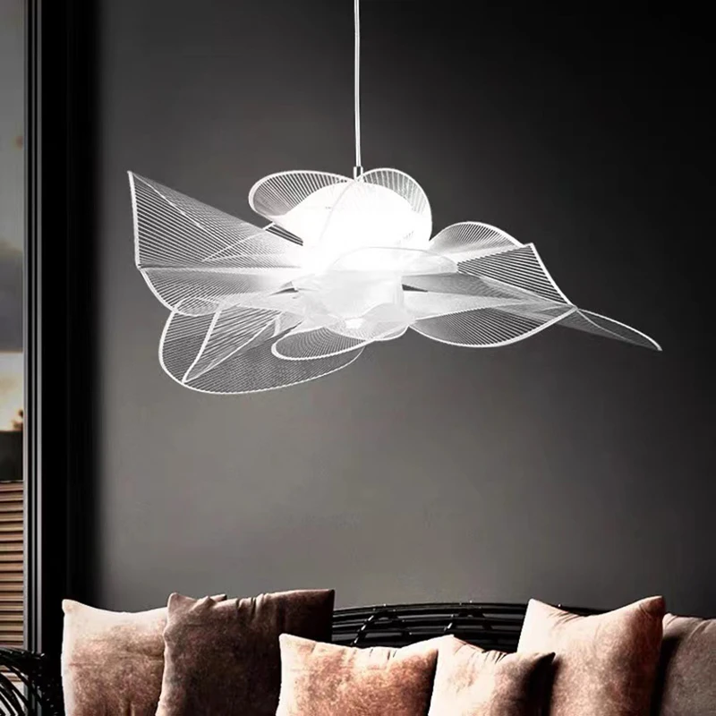 

Italian Slamp Light Restaurant Simple Modern Creative Bedroom Study Designer Living Room Flower Chandelier