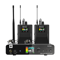 M-PROI Wireless Audio System 560-690MHz UHF, Bluetooth 5.0, 24bit/44.1kHz HD, 7ms Low Latency, 80m Range for Studio/Live/Streami