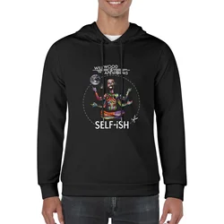 Selfish Self-ish Will Wood Pullover Hoodie, blusa estilo coreano, roupas masculinas, blusa nova, outono