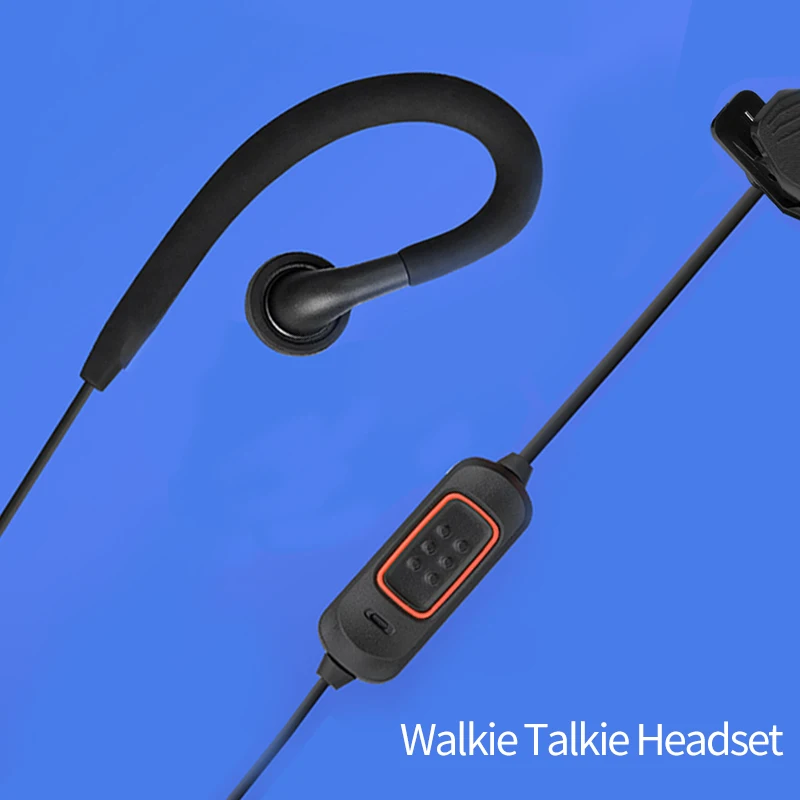 ABBREE 780 Headset-Mikrofon-Kopfhörer für BaoFeng UV-5R UV-5RH UV-21 PRO UV32 Quansheng UV-K6 Walkie Talkie Two Way Radio Zubehör – Detail 10