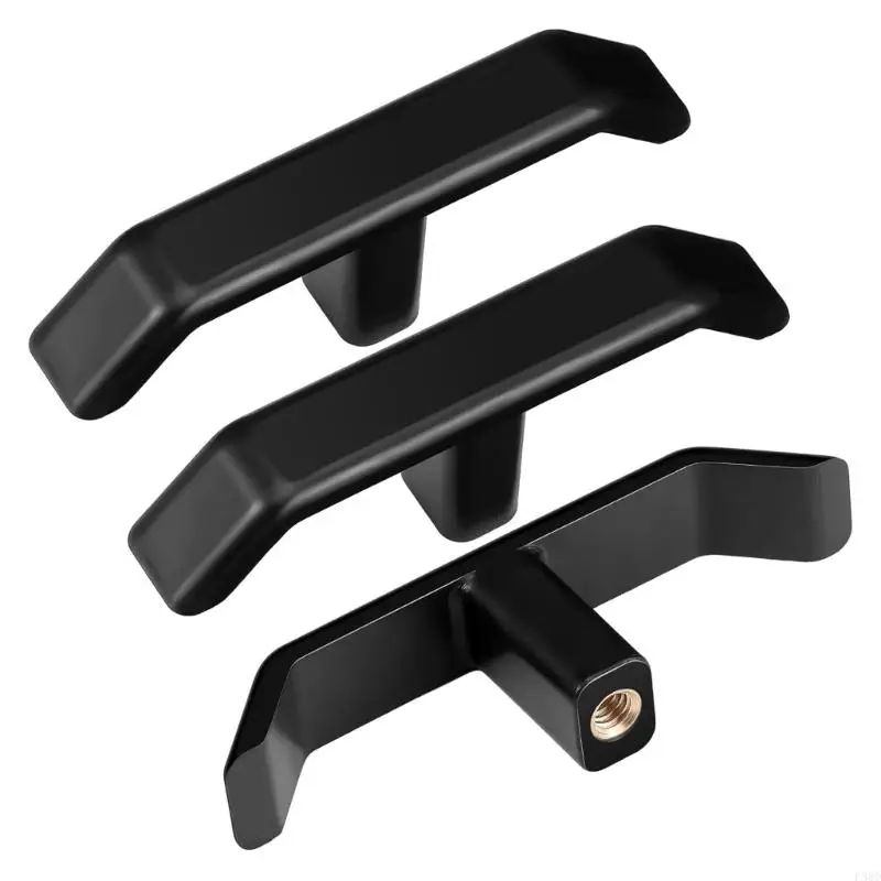Black Waste Valves Handle Spare Set of 3 for Service Backup