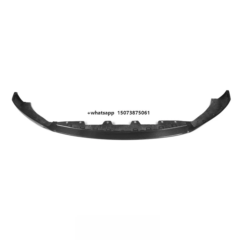 Paktechz Carbon Fiber Body Kit Upper Front Bumper Lip Spoiler Splitter for Levante