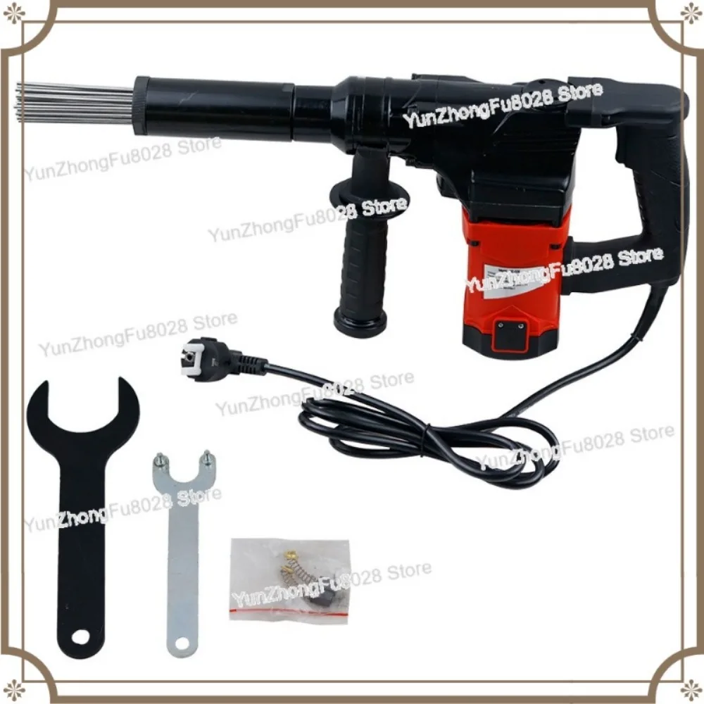 1100W Needle Derusting Gun Electric Jet Chisels Hand-Held Electric Needle Scaler Rust Removal Cleaning Machine New