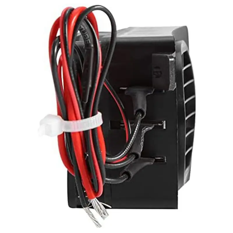 AK25-1 قطعة سيراميك ترموستاتي تسخين سريع إزالة الرطوبة بالهواء تيار مستمر مروحة سخان PTC مروحة ومدفأة (24 فولت 200 واط) #4