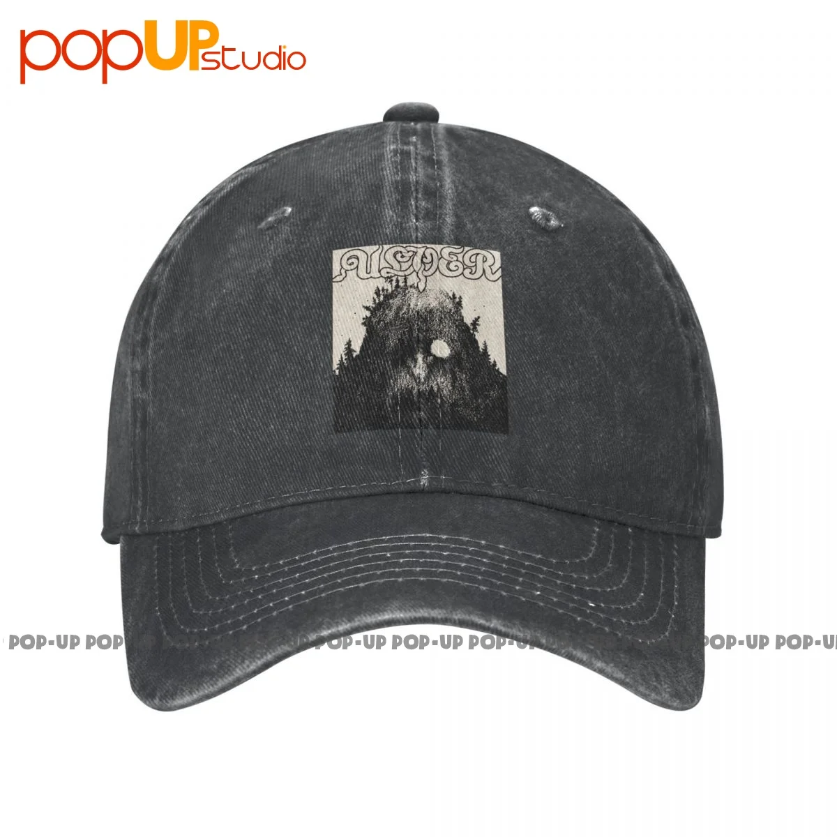 Ulver Troll Metal Emperor Agalloch Mayhem Darkthrone Enslaved Washed Denim Baseball Cap Trucker Hats Hip Hop