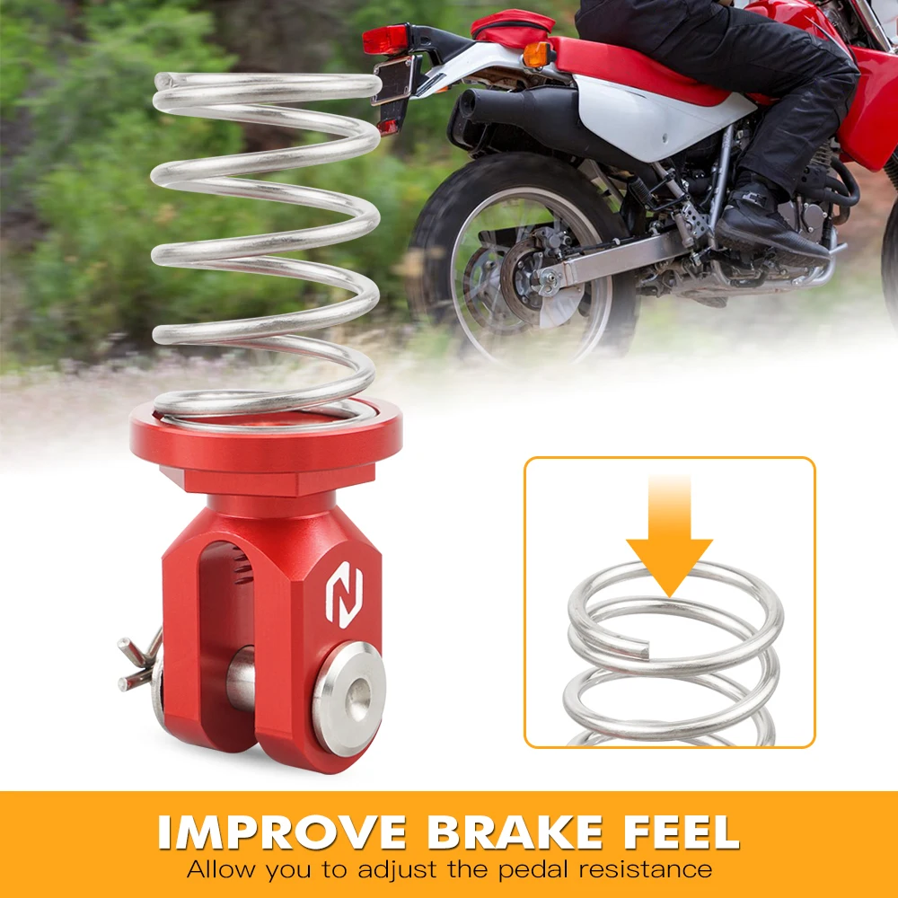 NICECNC لهوندا XR650L XR 650L 1993-2024 2021 XR600R XR 600R 1993-2000 دراجة نارية الخلفية بدال فرامل العودة الربيع عدة الألومنيوم #2