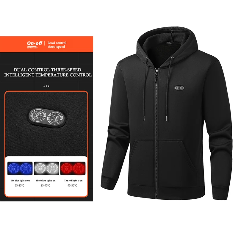 Hoodie Jacket That Will Heat Up Windproof 17 Zones Heated Hoodies Jackets Male Hoodie Winter Warm (Not Included The Power Bank) 4 Hoodie Jacket That Will Heat Up Windproof 17 Zones Heated Hoodies Jackets Male Hoodie Winter Warm (Not Included The Power Bank) 4