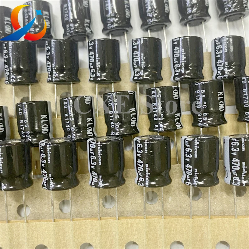 20PCS KL 6.3V470UF Volume 10X12.5mm NICHICON Electrolytic Capacitors UKL0J471MPD1TD 470UF 6.3V NEW