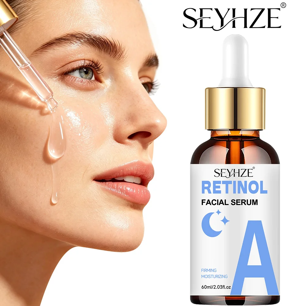 SEYHZE Retinol Face Serum with Collagen, Ceramides & Aloe – Pore-Minimizing, Firming, Oil-Control Moisturizer, Anti-Wrinkle Care