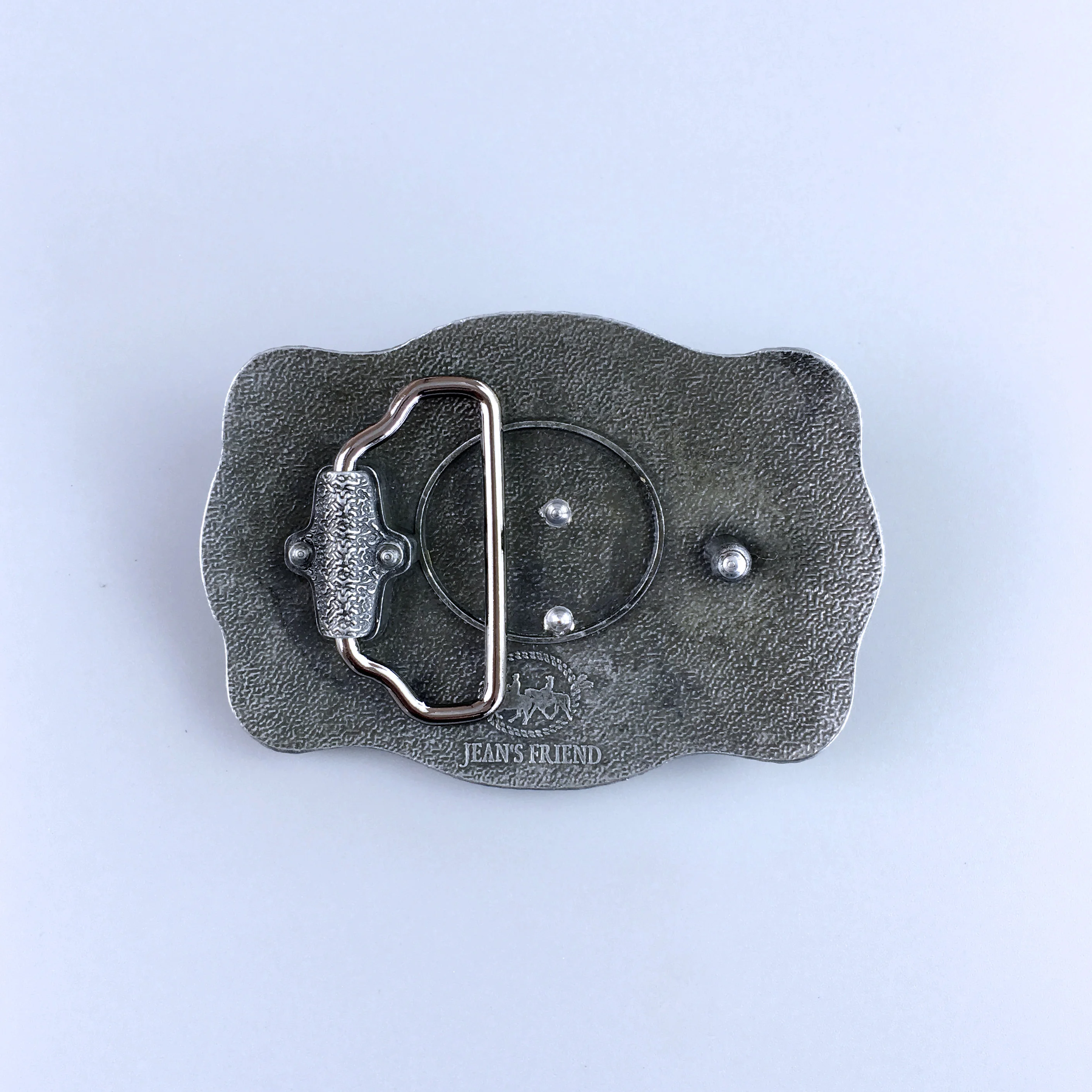 Small Size Vintage Wolf Head Western Belt Buckle BUCKLE-WT142WH