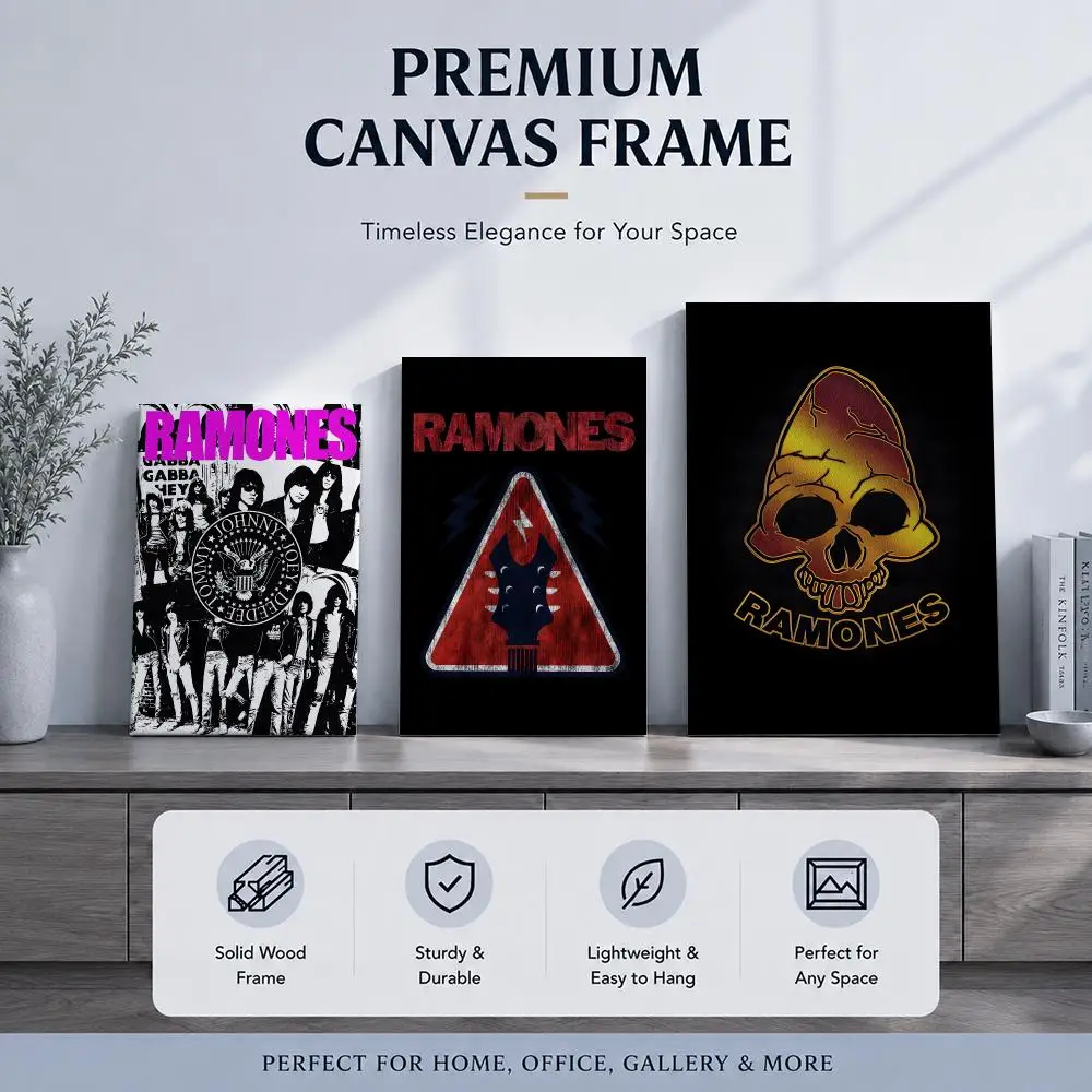 Classic Band R-RamonesS Framed Wall Painting Framed Poster Wall Decor – Complements Any Wall Ambiance