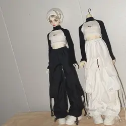 BJD doll clothes suit suitable for 1/4 size loose work clothes suit doll accessories (2 points)