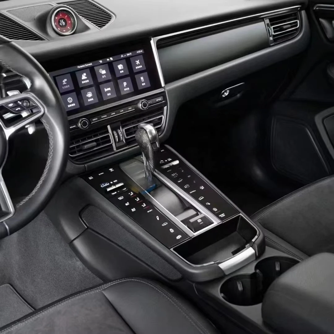 หน้าจอควบคุมกลางรถยนต์แบบสัมผัสเต็มรูปแบบสำหรับปี 2014-2021 ฝาครอบที่วางแขนคอนโซลกลาง อัพเกรดแผงควบคุม LCD ใหม่