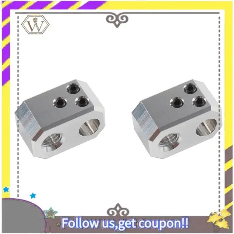 

AU33-2X Trianglelab Prusa MK4 Nextruder Heaterblock Алюминиевый блок для сборки Hotend, предназначенный для принтеров Nextruder