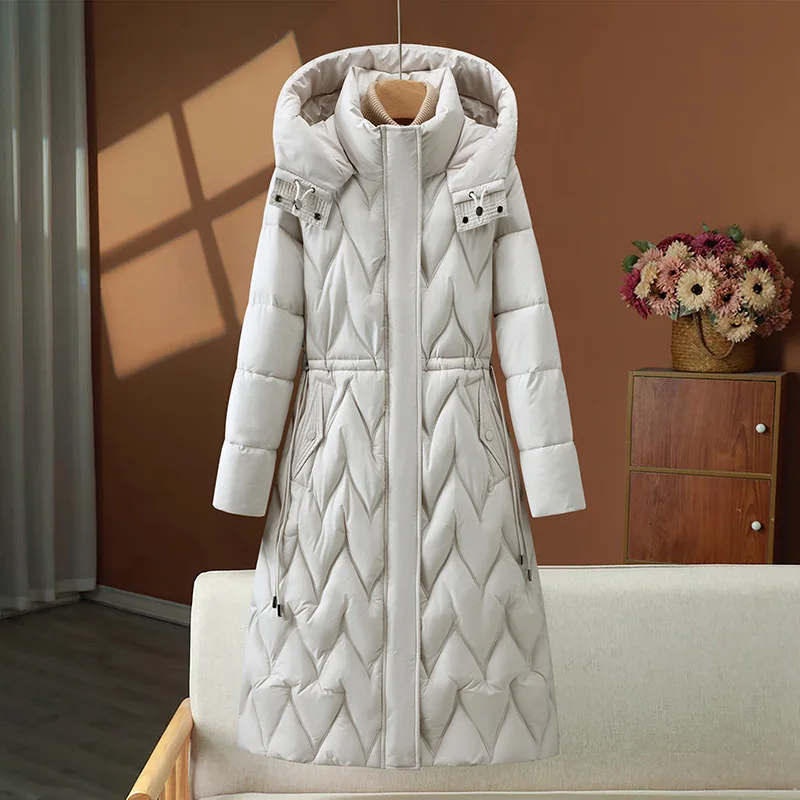 Long Over-knee Padded Jacket Women's Jacket Padded Jacket Padded Jacket