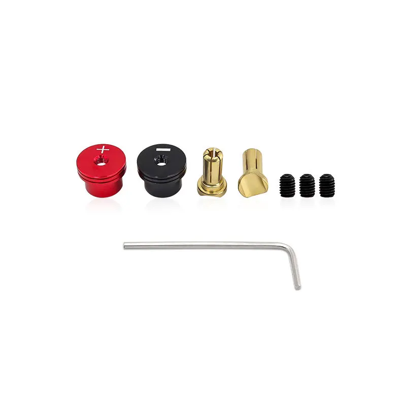 4.0mm/5.0mm Brass Bullet Banana Plug RC Car Lip Battery Connector with Metal Heat Sink for RC Model Cars