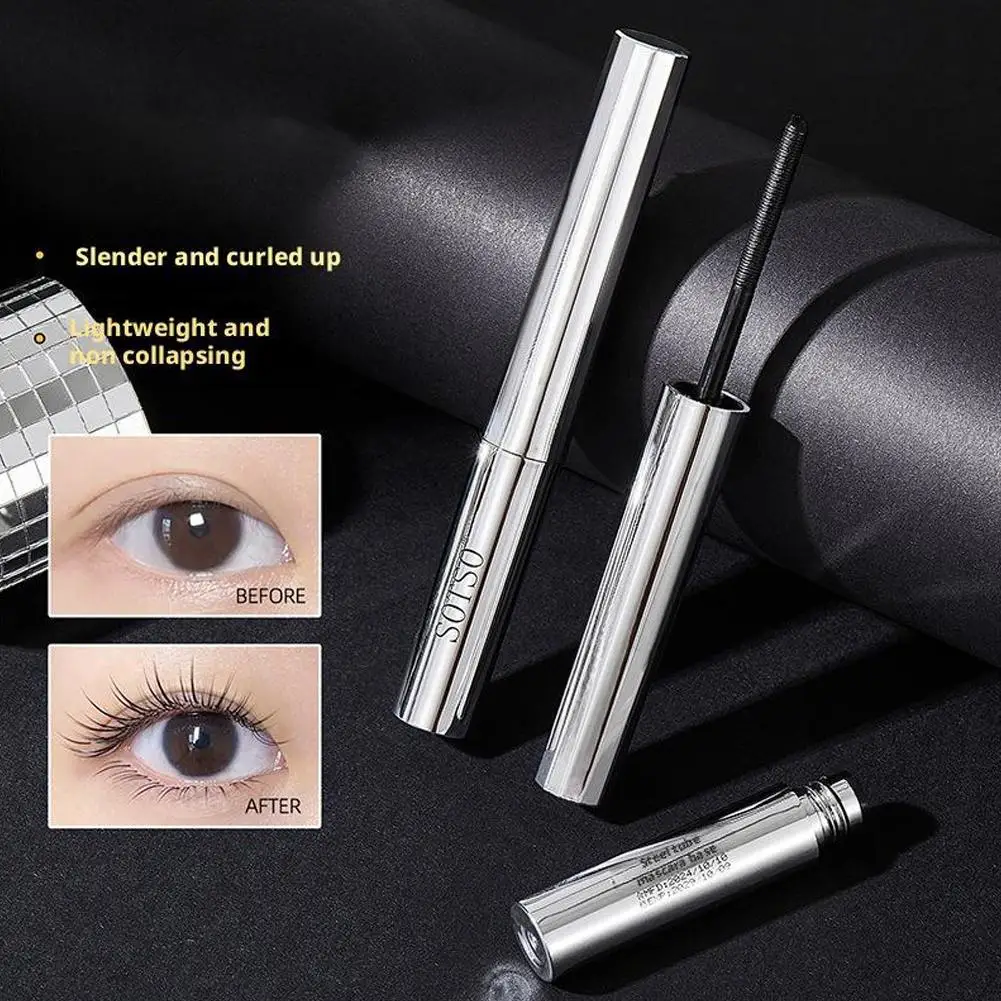 Mascara noir longue durée à séchage rapide, 25g, apprêt sans bavures, imperméable, pour femmes, cils, résistant à la sueur, P2G4