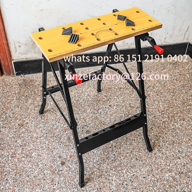 Customizable Multi Adjustable Workbench Woodworking Hardwood Work Bench for Workshop DIY Office Home Use,Woodworking worktable