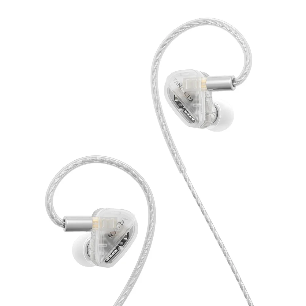 Tanchjim Kara fone de ouvido intra-auricular, drivers híbridos, monitor IEM, fones de ouvido com cabo destacável 0,78mm, o melhor, 1DD + 4BA