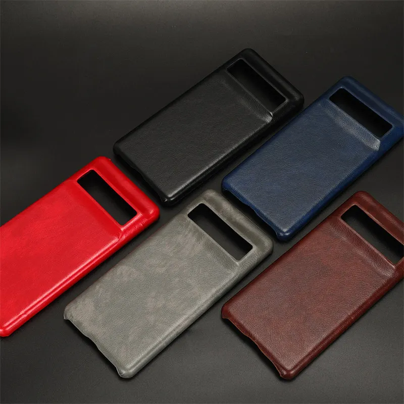 For Google Pixel 7 Pro Pixel7 Case PU Leather Skin Hard Cover Bumper Back Shockproof Case for Google Pixel 7 Pixel7 GVU6C GQML3