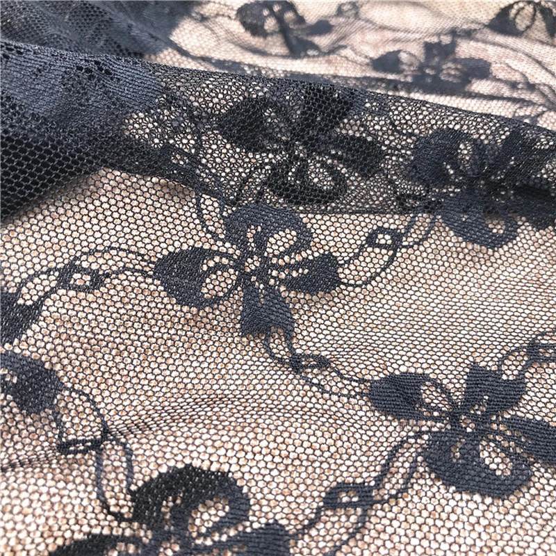 Brocade Ammonia Butterfly Jacquard Mesh Shirt Skirt elastic Lace Fabric Soft Skin women\'s Fabric Wedding Dress Sewing Materials