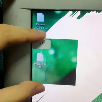 Polarizační film, testovací nástroj pro úhly 0/45/90/135 stupňů pro LCD/LED obrazovky, prázdná obrazovka, oprava obrazovky, výměna polarizačního filmu pro 5x5cm obrazovky 8 nejlepší prodej LCD polarizační film - №2