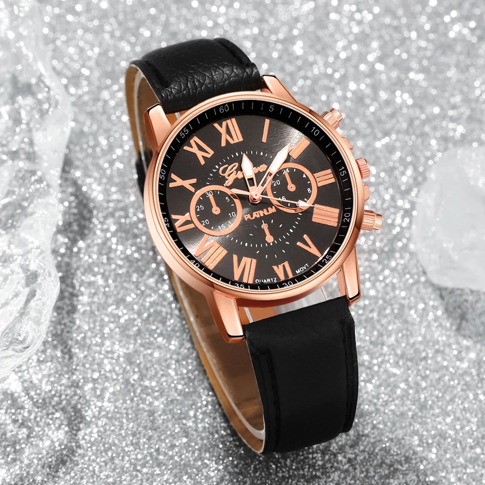 5 Stück Neue Damen-Mode-Quarzuhren, Ideal für Partys, Muttertag & Valentinstag, Tolles Geschenk für Freundin und Freunde – Detail 5