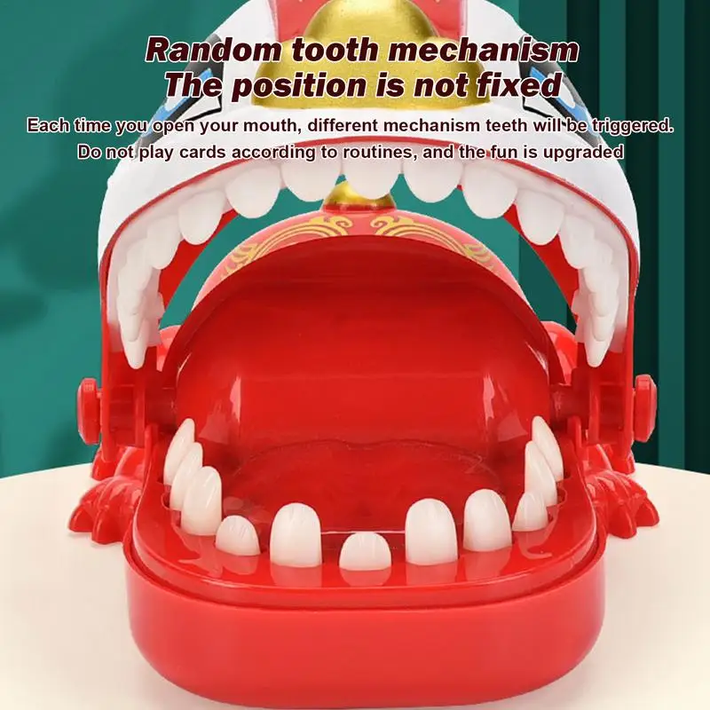 Novelty Practical Toy Large Mouth Lion Dentist Biting Finger Jokes Game Toys Funny Family Games Gift for Children