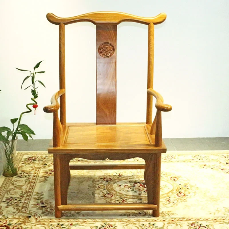 Re in teak, nuovo stile cinese, casa, struttura da infilare e tenone, legno massello
