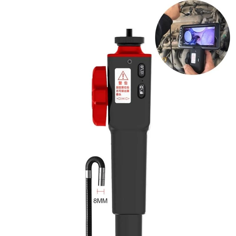 

Endoscope Snake Inspection for Hard-to-reach Area Detection with 6 LEDs WIFI