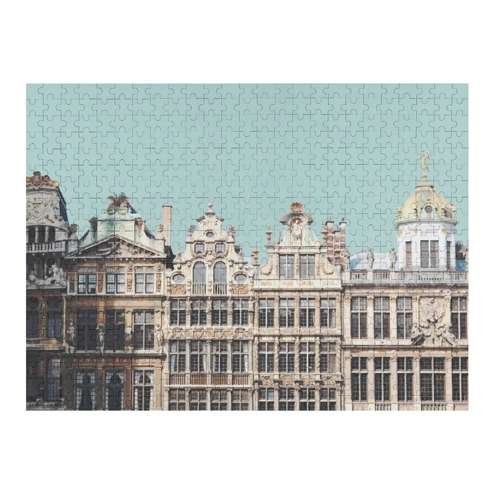 

Brussels, Belgium Travel Artwork Jigsaw Puzzle Wooden Boxes Wooden Adults Puzzle