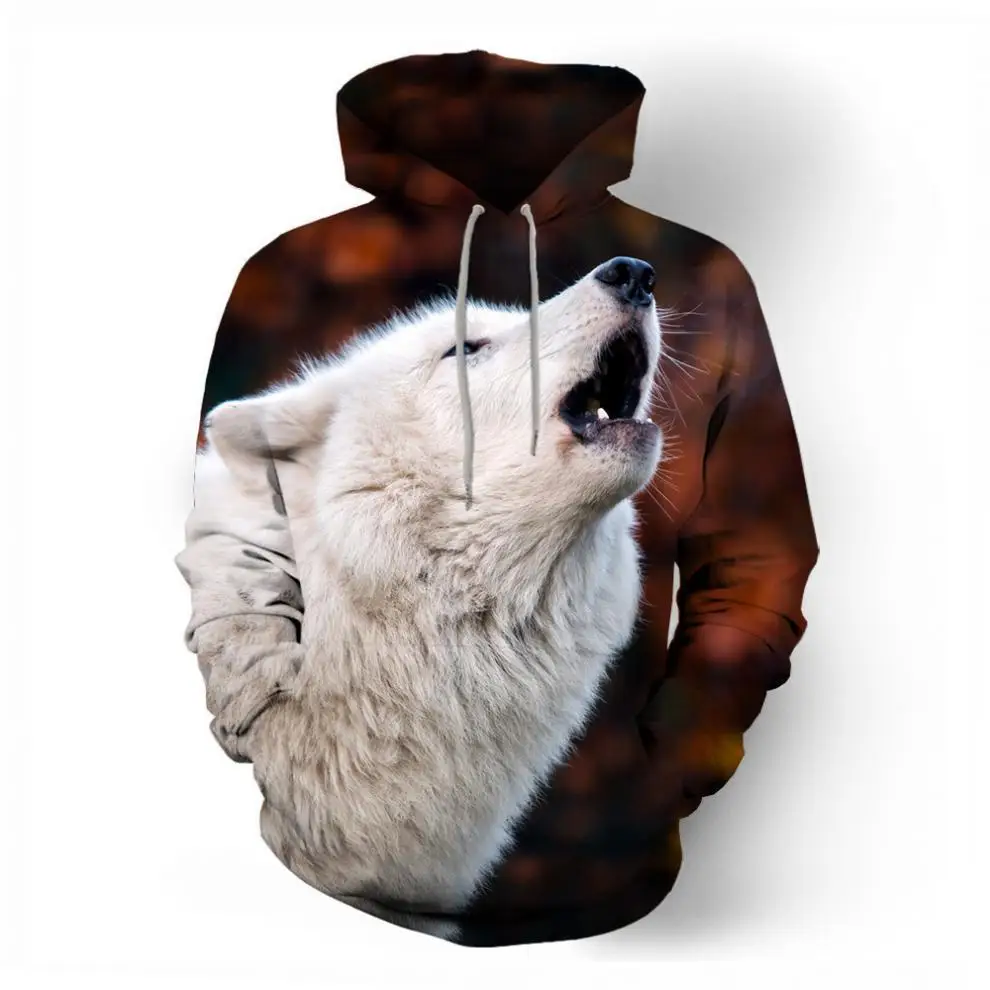 New 3D Printing The Wolf Fashion Men Women Tracksuits Crewneck  Hoodies Plus Size S-7XL Harajuku Four Seasons Casual