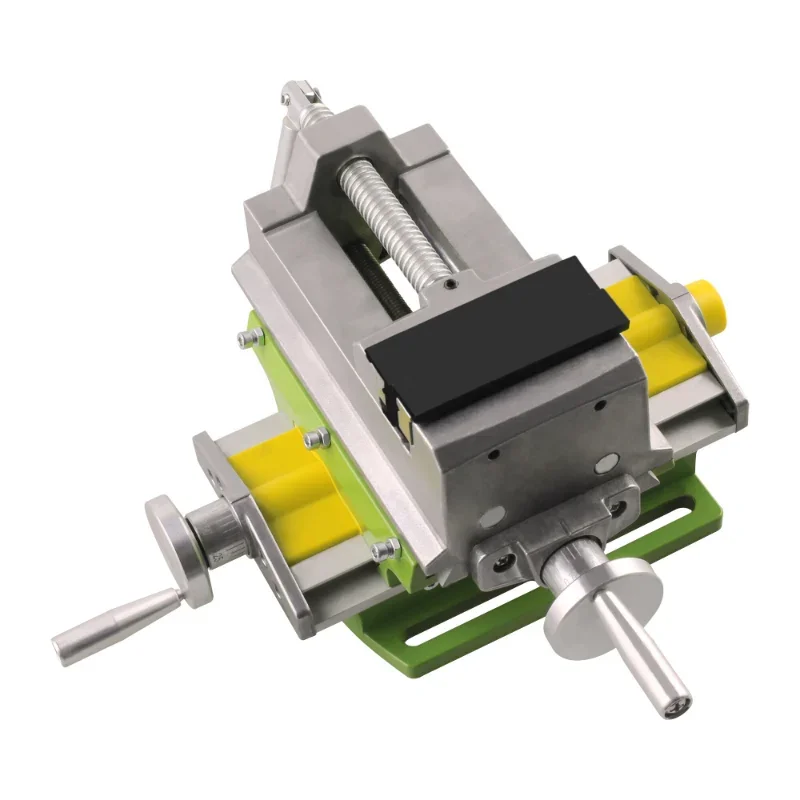 Étau à glissière croisée pour propositions de fraisage, table composée d'étau, banc de table de travail, corps en alliage d'aluminium, 3 po
