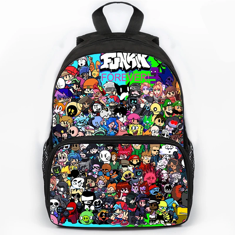 

Game Friday Night Funkin Backpack Waterproof Students Bookbag Girls Schoolbag Hight Quality Backpack Teenage Boys Laptop Bags