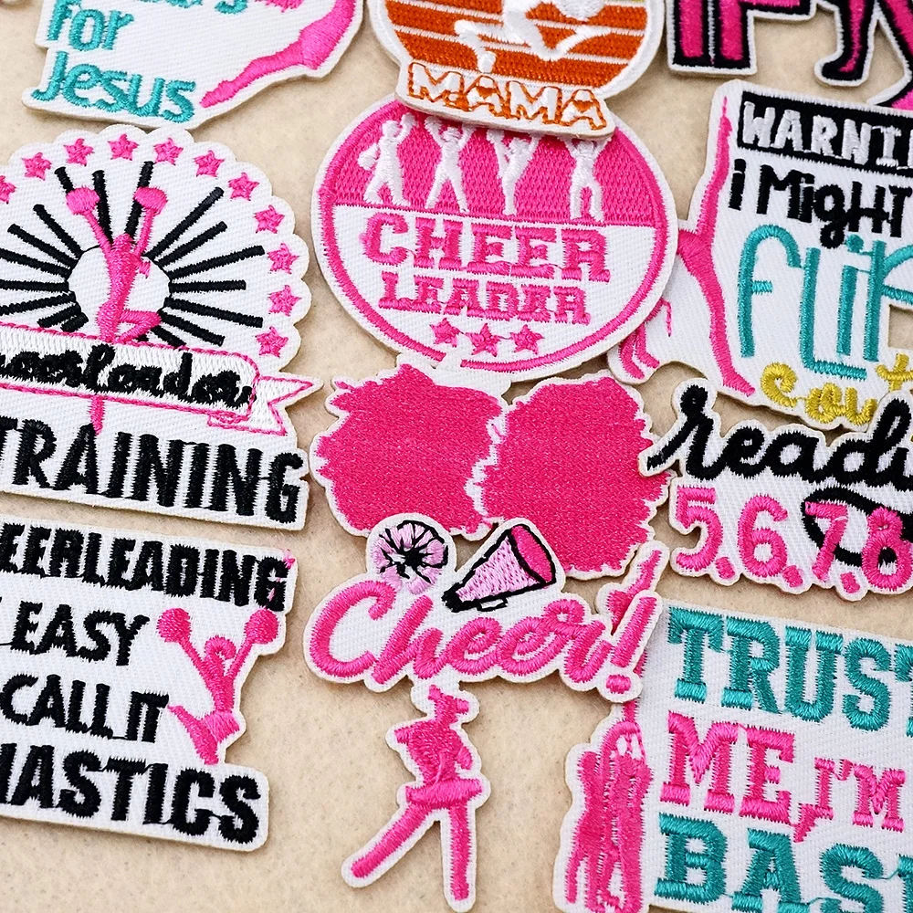 Cheerleaders Patch Cloth Mend Decorate Clothes Apparel Sewing Decoration Applique Iron on Manual Sew on Patches for Clothing