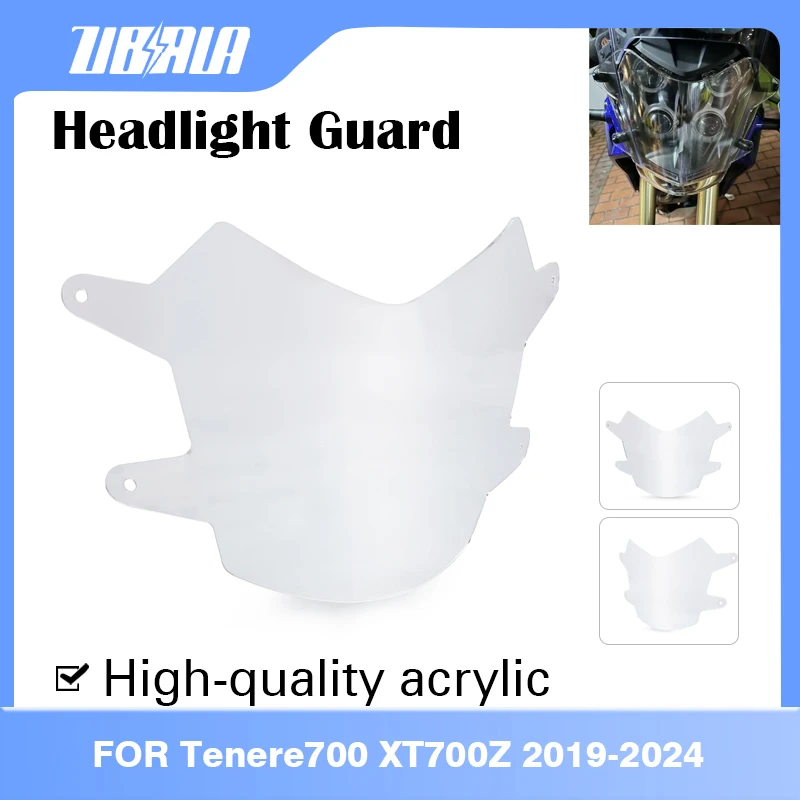 

FOR YAMAHA TENERE 700 WOLD RAID 2022-2023-2024 Motorcycle Accessories Headlight Protector Light Cover Protective Guard Grill