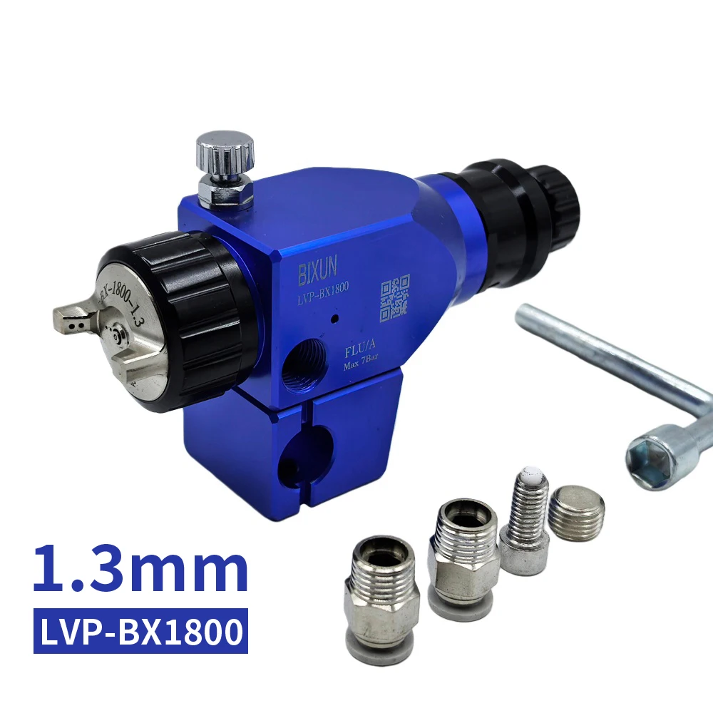 

1.3mm LVP Adjustable Spray Gun – Industrial Grade, Max 7Bar, Stainless Steel Nozzle, Fine Atomization for Car Paint & Furniture
