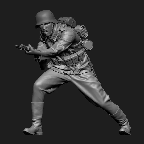 

1/35 наборы моделей солдата из смолы, фигурка бесцветная и самособранная A-2192