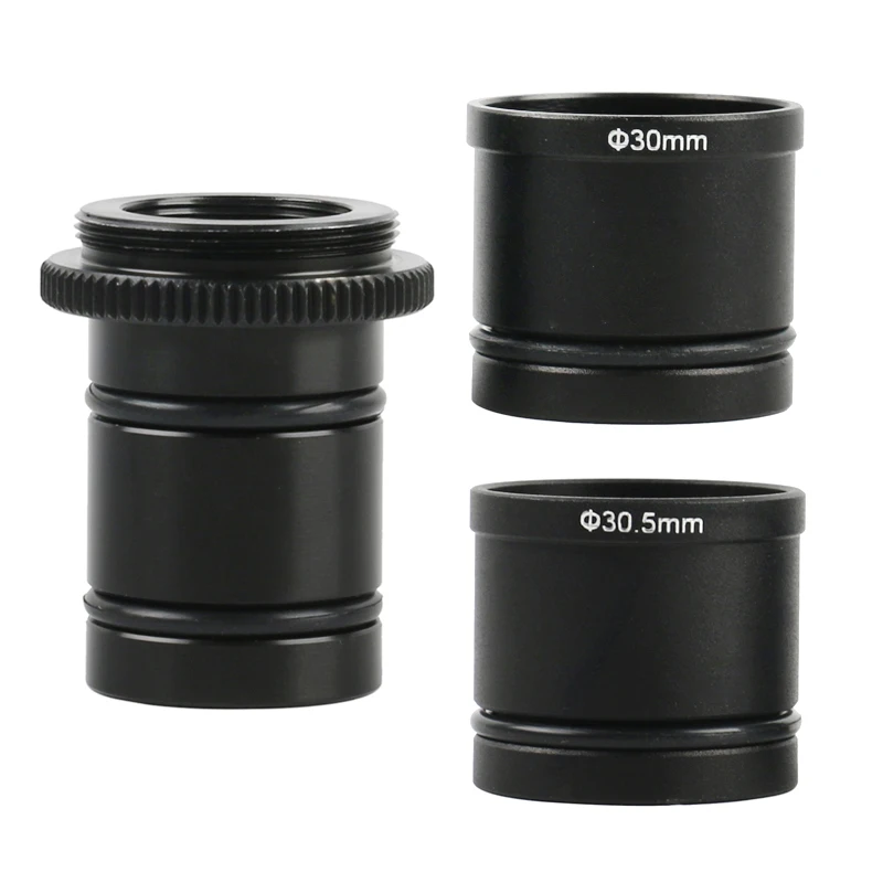 23.2mm C-Mount Microscope Camera Adapter 30mm 30.5mm Electronic Eyepiece Adapter Ring For Microscope To Industrial  Camera