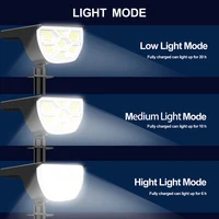 72/68 LED Solar Landscape Lights Outdoor IP65 Waterproof Solar Light with 3 Modes Solar Garden Spotlight for Yard Lawn Walkway 4