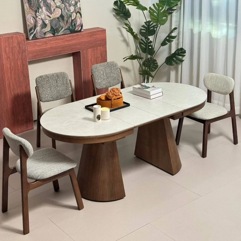 Outdoor Nordic Wood Dining Table Modern Solid Lounges Kitchen Coffee Dining Table Home Luxury Mesas Comedor House Furniture