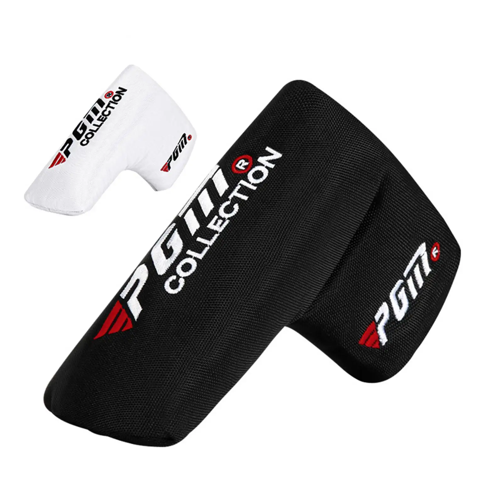 Black&White Golf Putter Covers Nylon Club Mallet Headcover Fit for All