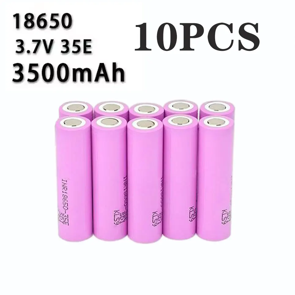 Für 35E Power 18650 Lithium-Batterie 3500 mAh 3,7 V 25 A Hochleistungs-Elektrowerkzeuge INR18650