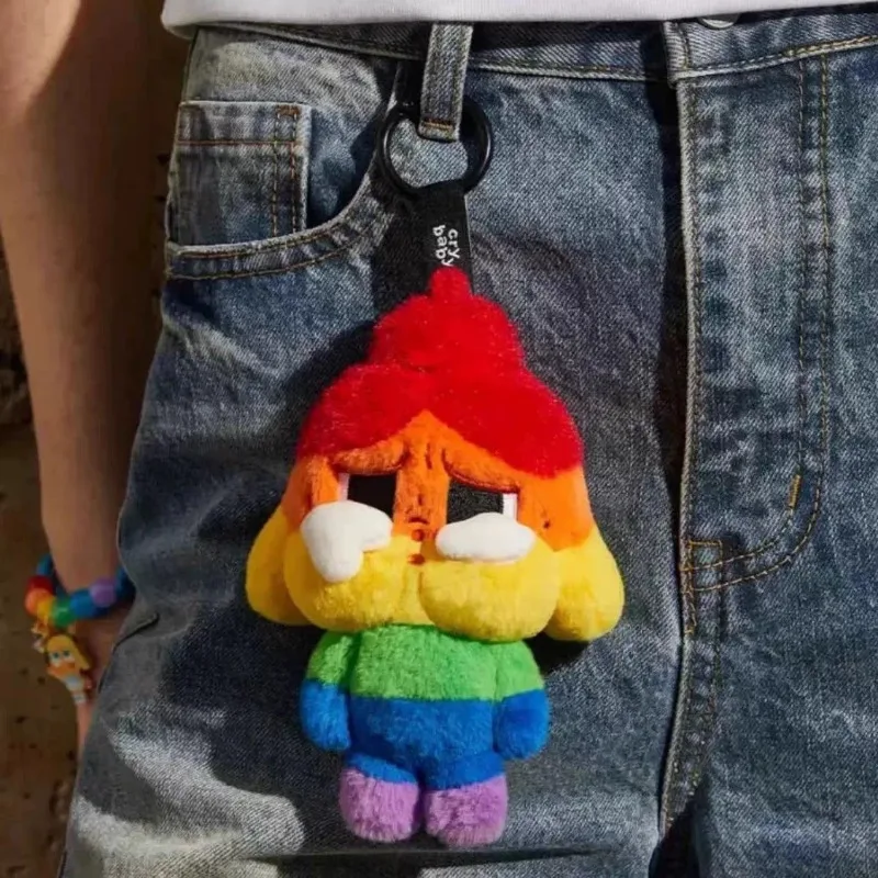 

POPMART Новый оригинальный продукт 15 см Cry Up Baby Series - Rainbow Cry Baby слепая коробка-сюрприз подарок на день рождения или Рождество на складе