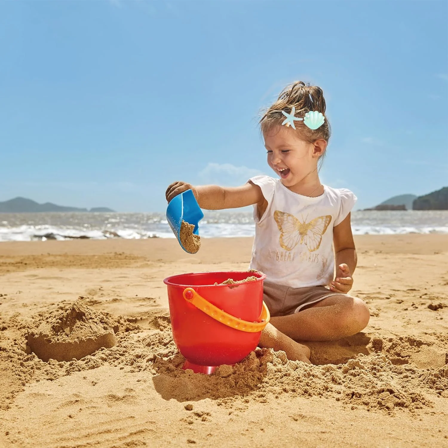 Moda sztuczna muszla perła rozgwiazda muszla spinka do włosów dla kobiet dziewczyna wakacje na plaży nakrycie głowy kolorowa boczna grzywka Barrette