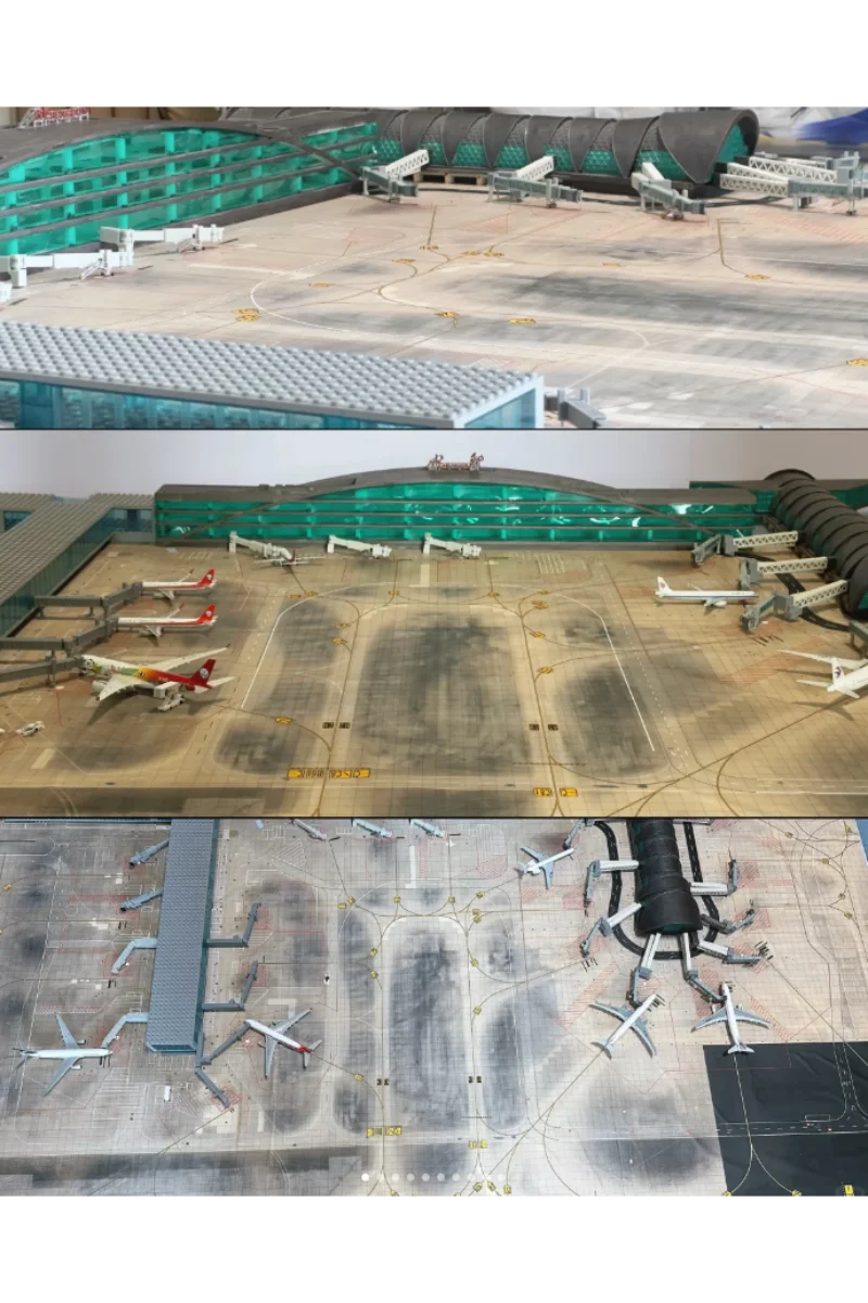 

Коврик для взлетно-посадочной полосы в аэропорту 1:400 для модели мирового самолета 16 см, гражданской авиации, авиаподроцикла, парковки на фартуке, коврик для мыши