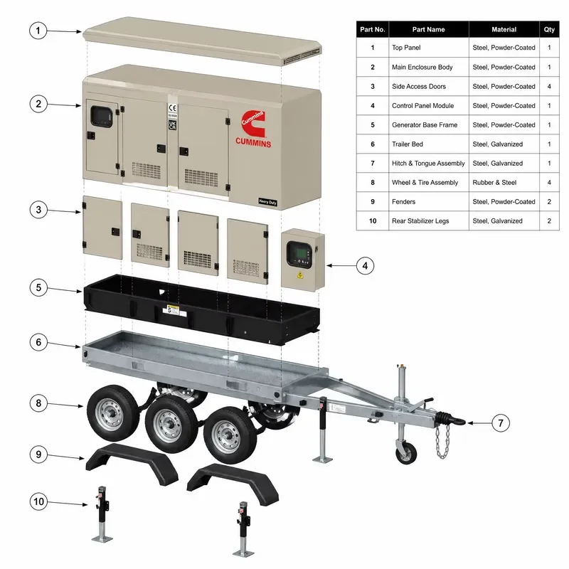 Super Silent 20/30/50/100/200/400/500/800/1000kw Generator Set /Weichai Engine Motor 400V Industrial Power