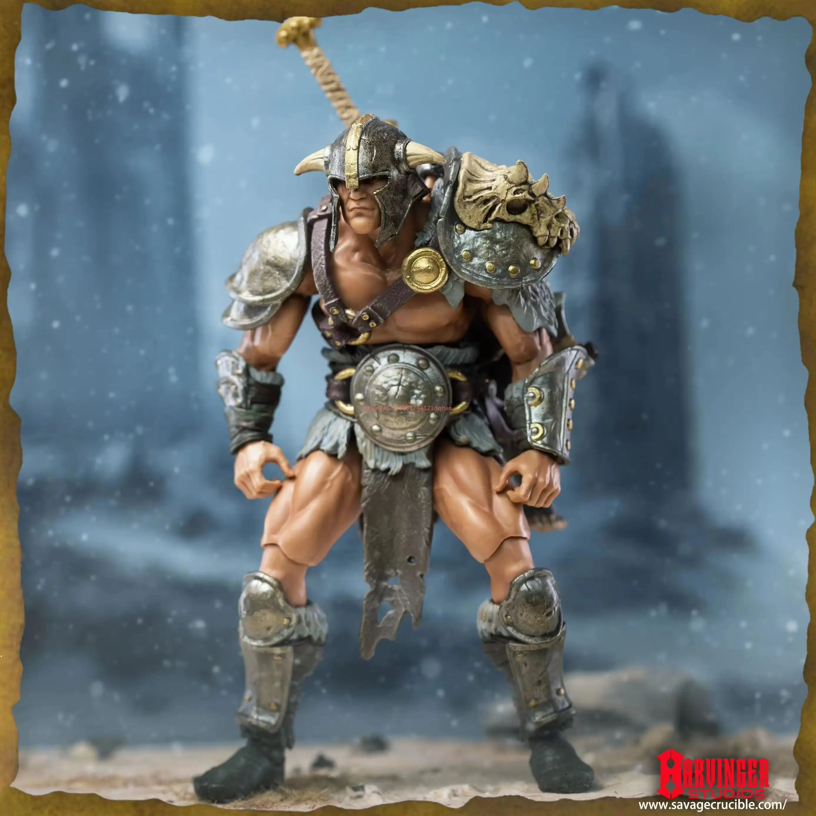 Na Stanie Hs Studio 1/12 Skala Męski Żołnierz Barbarzyńca Seria Savage Furnace 2 Fale Pełny Zestaw Model 6 Calowa Figurka Akcji Prezenty